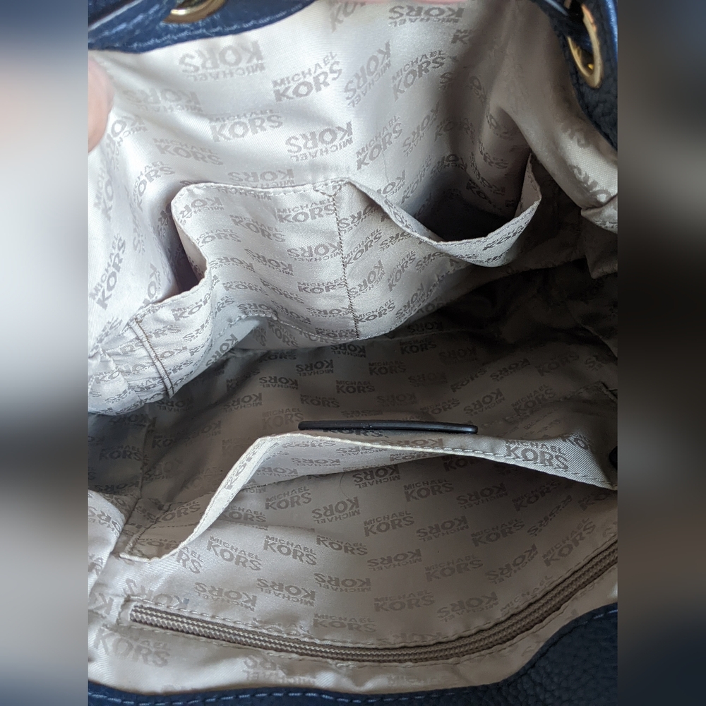 Michael kors southwestern studded leather backpack purse - Picture 6 of 13